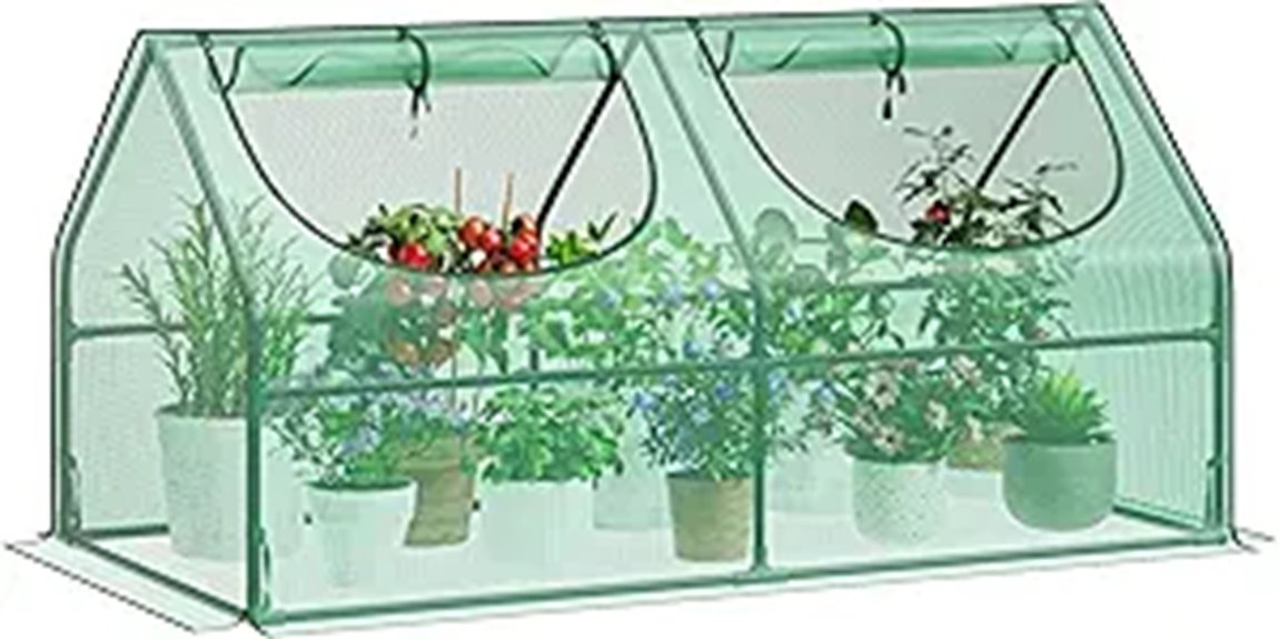 compact greenhouse 3x3x6ft