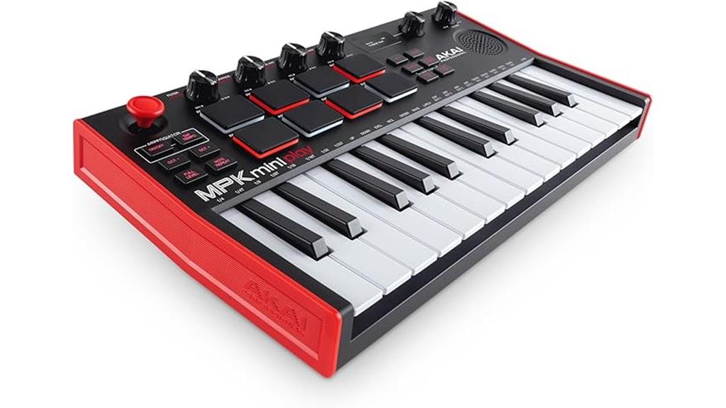 compact midi keyboard with speaker