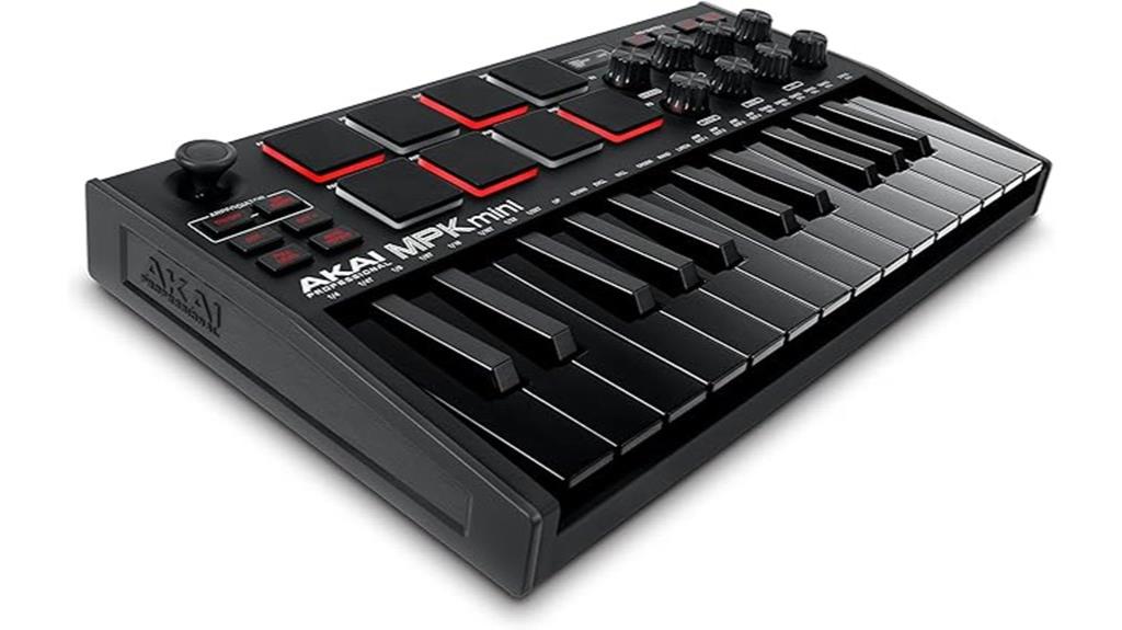 compact usb midi controller