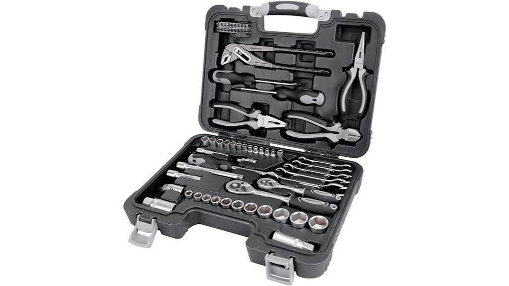 comprehensive 65 piece tool set