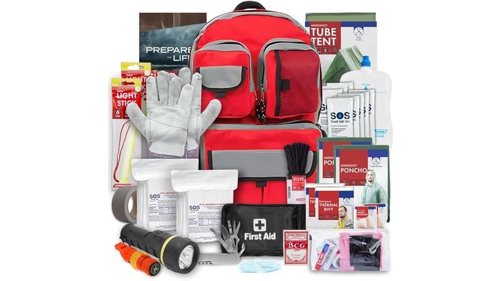 comprehensive family emergency backpack