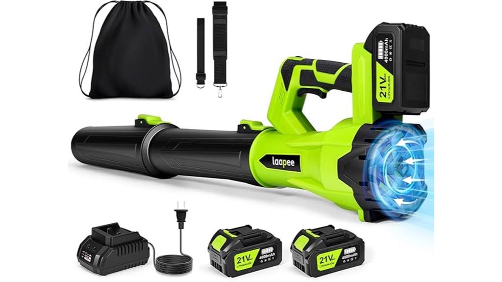 cordless blower with batteries