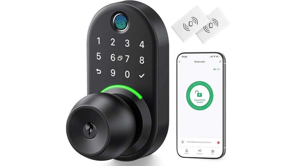 digital handle door lock
