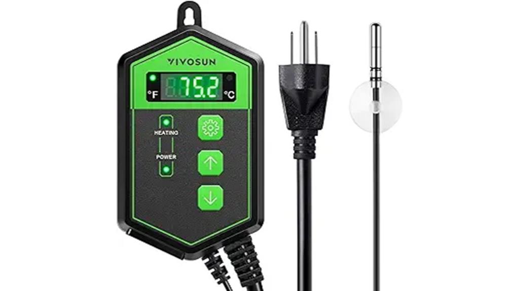 digital heat mat control