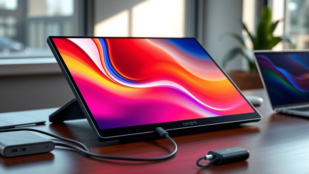 display quality and portability