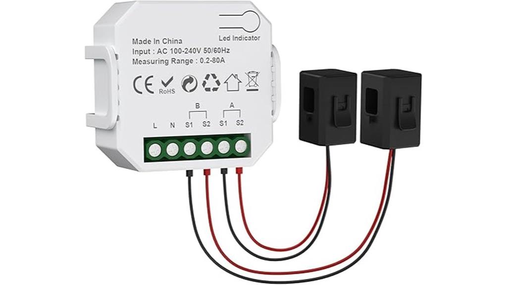dual channel wifi energy monitor