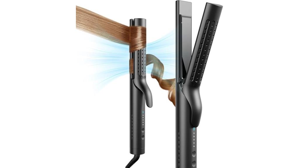 dual purpose curling and flat iron