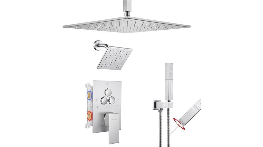 dual shower heads set