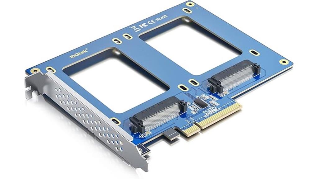 dual u 2 nvme adapter