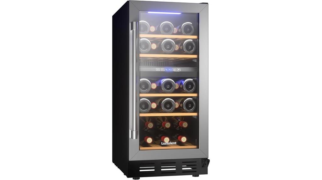 dual zone digital wine cellar