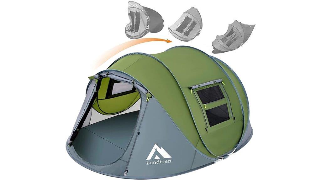 easy waterproof pop up tent