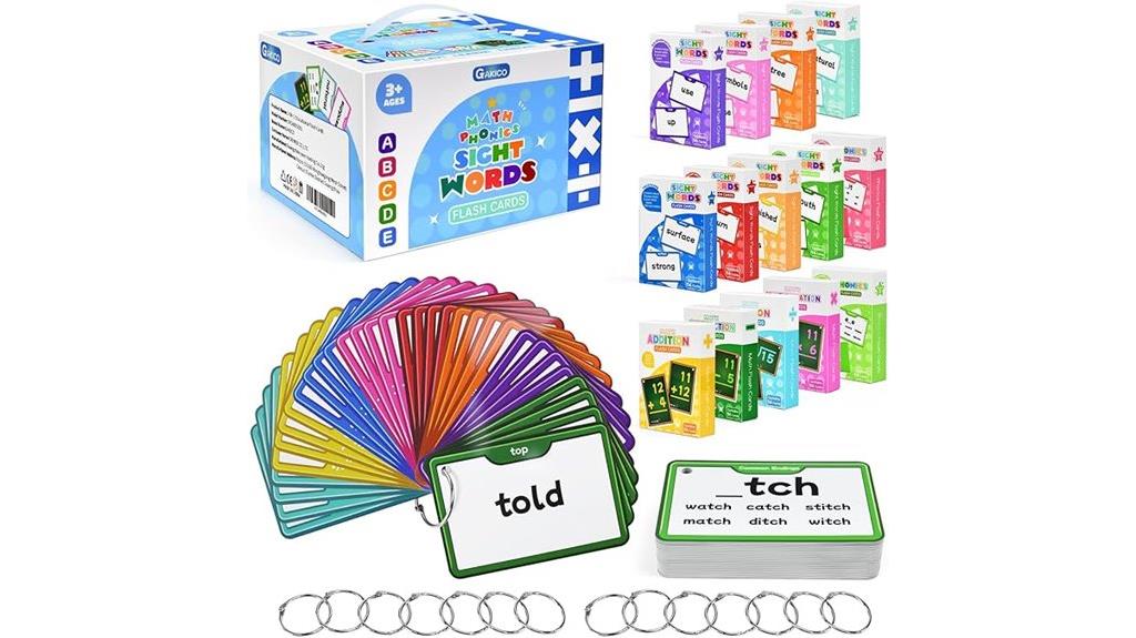 educational flash card set