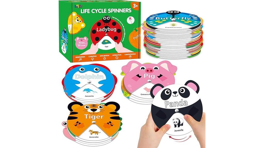 educational spin toy set