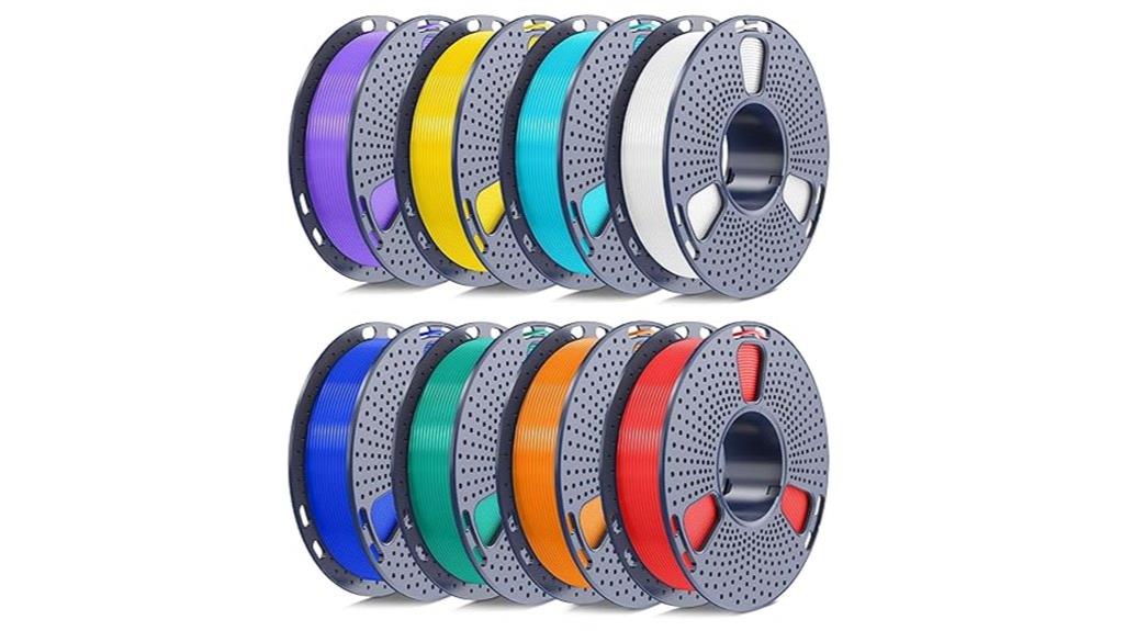 eight color 250g filament bundle