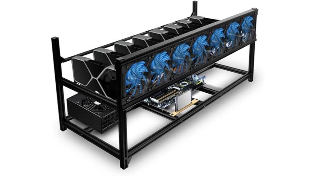 eight gpu mining rig frame