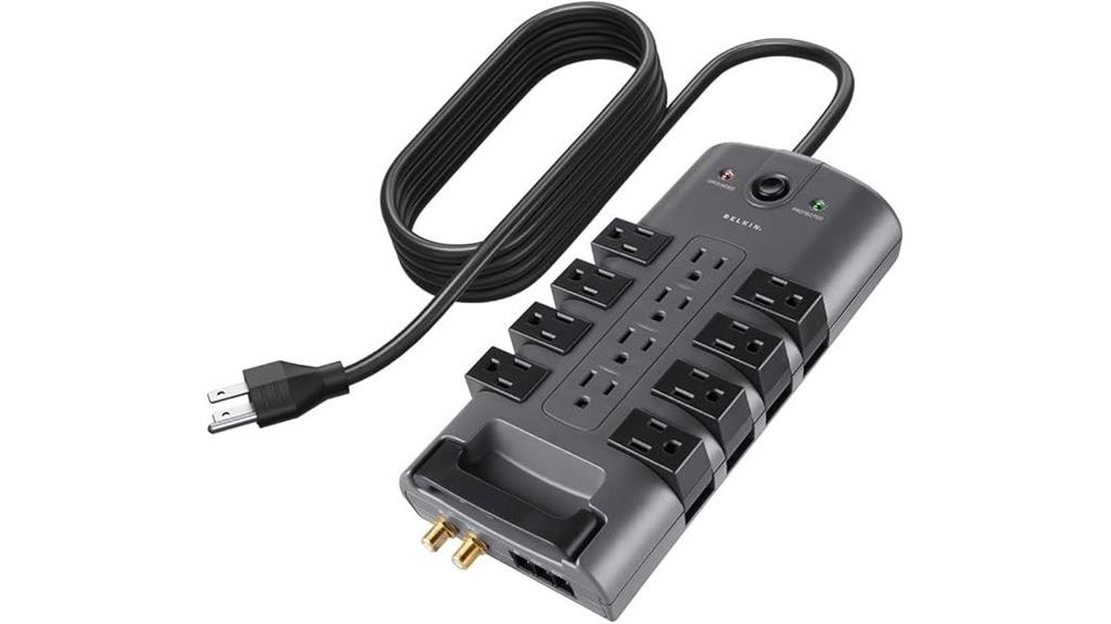 eight rotating outlets