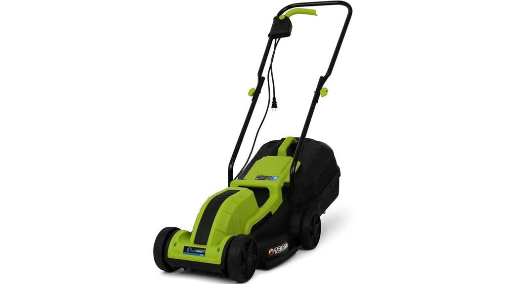 electric 13 inch corded mower