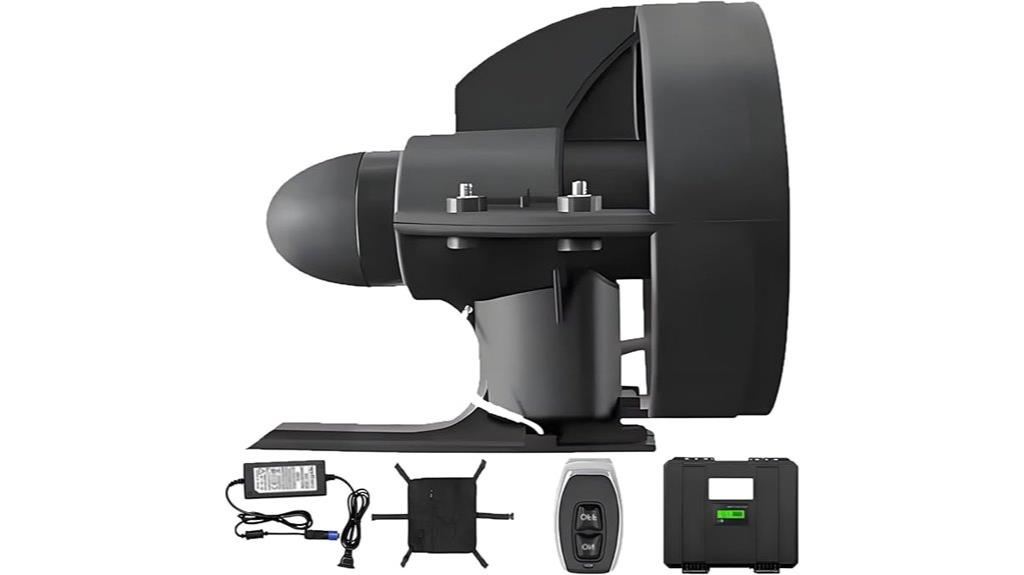 electric fin with 12v battery