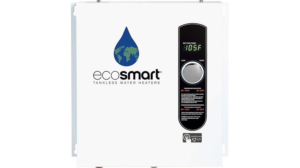 electric tankless water heater