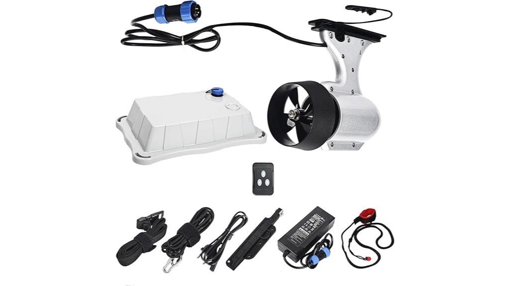 electric underwater paddle thruster