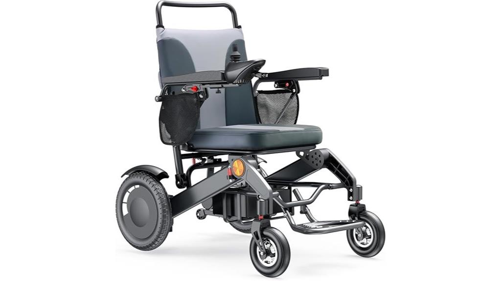 electric wheelchair with 30 mile range