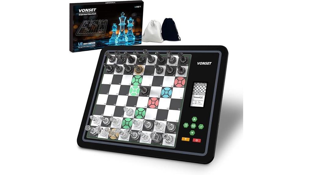 electronic chess with leds