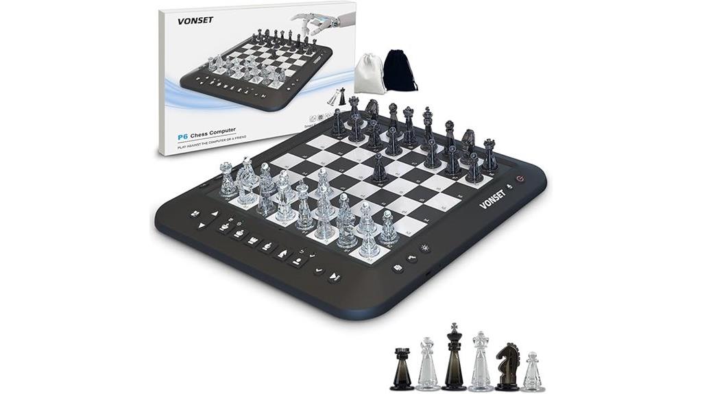 electronic led magnetic chess