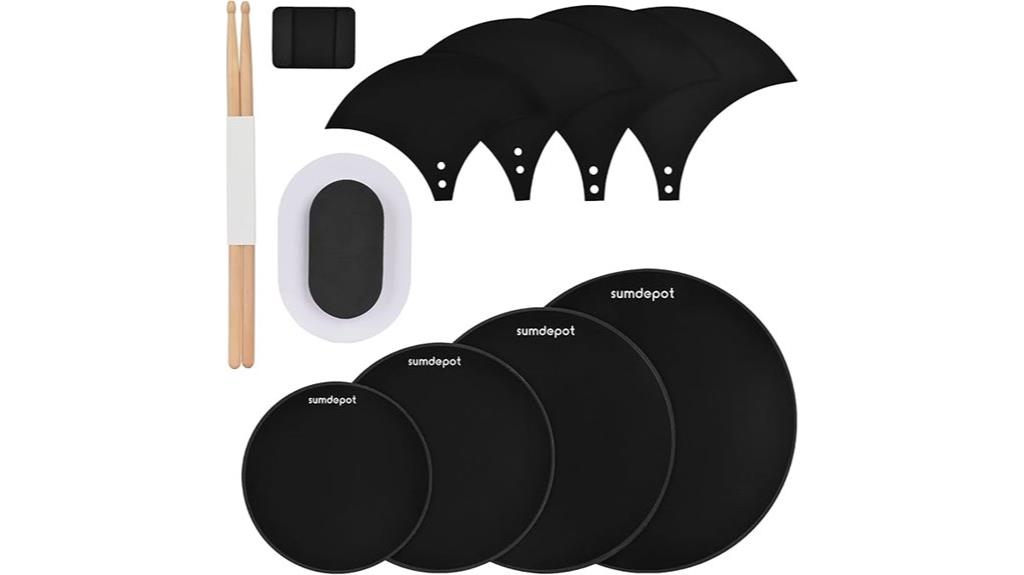 eleven piece drum mute set