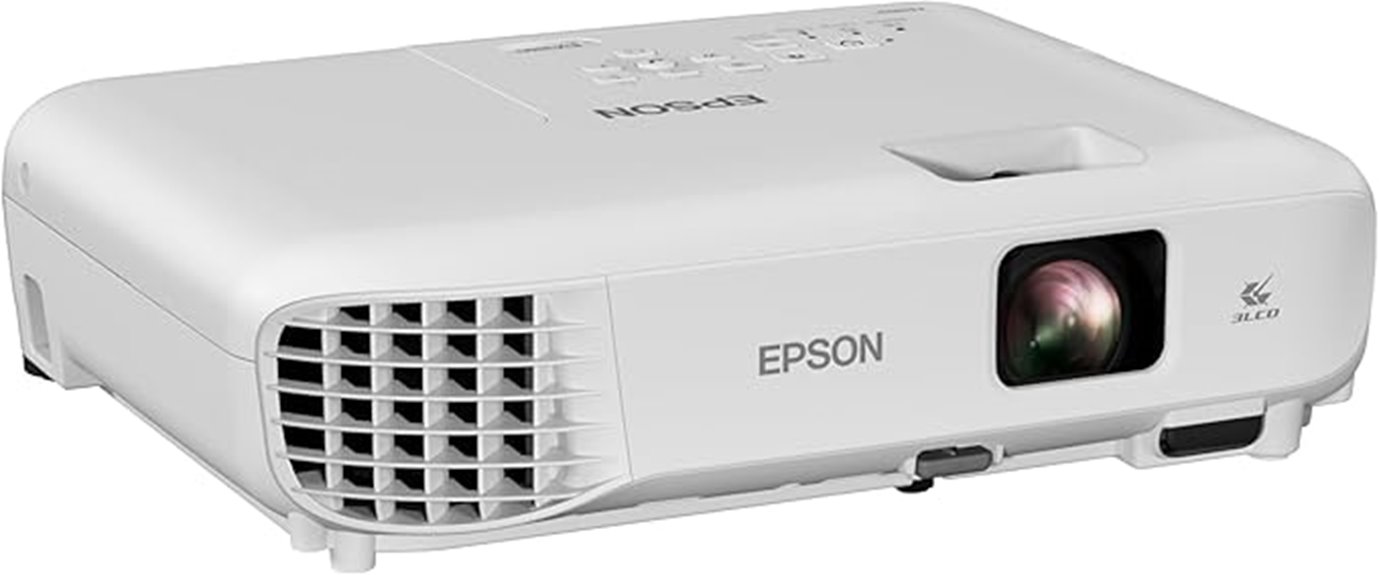 epson ex3290 projector bright