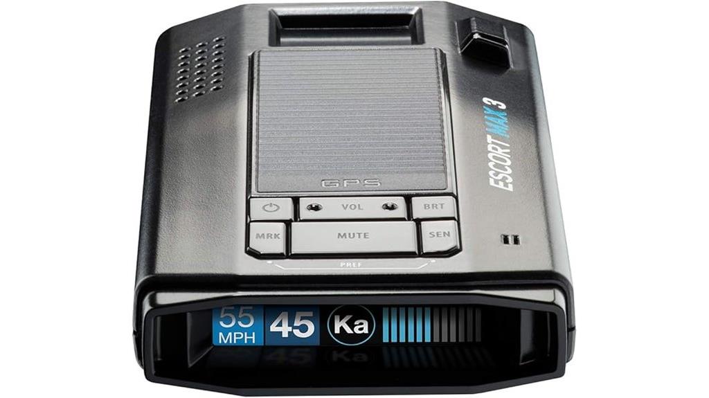 escort max 3 radar detector