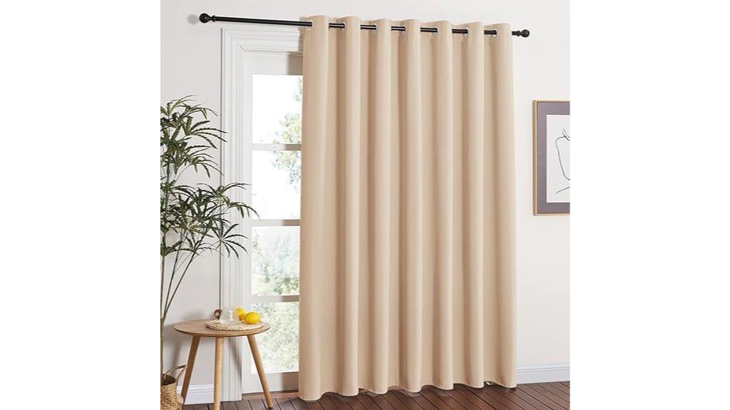 extra wide patio curtain