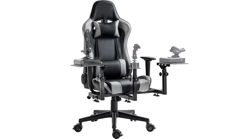 flight joystick with seat