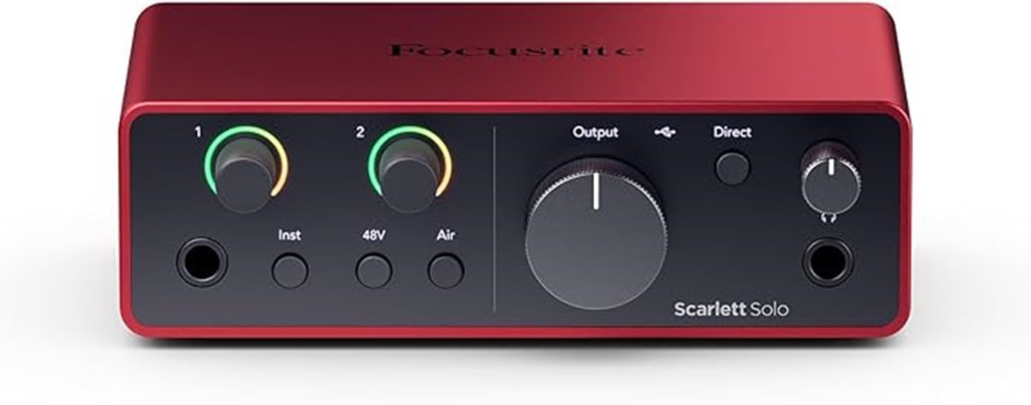 focusrite scarlett solo 4th gen