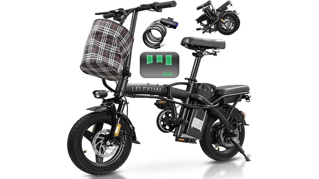 foldable adult electric bicycle