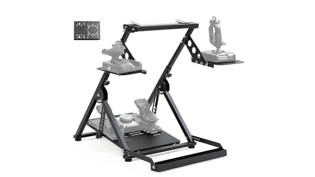 foldable flight simulator cockpit