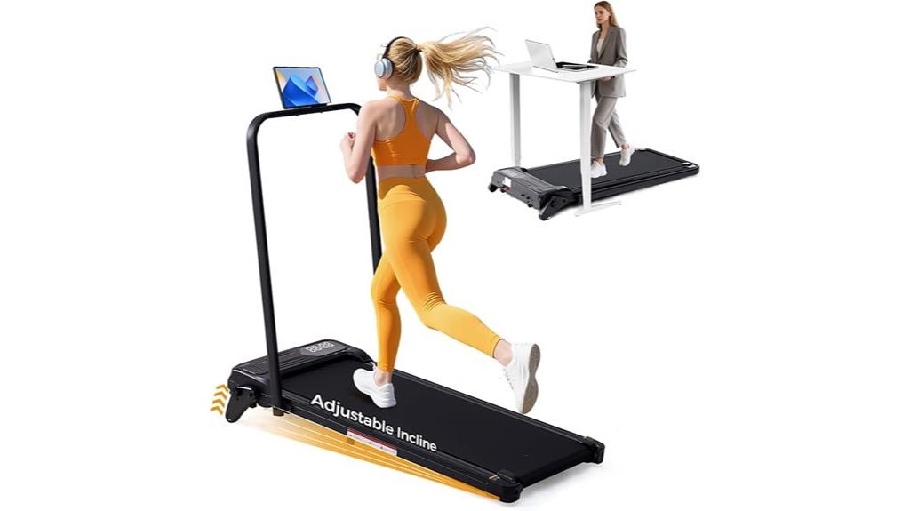 foldable handle incline treadmill