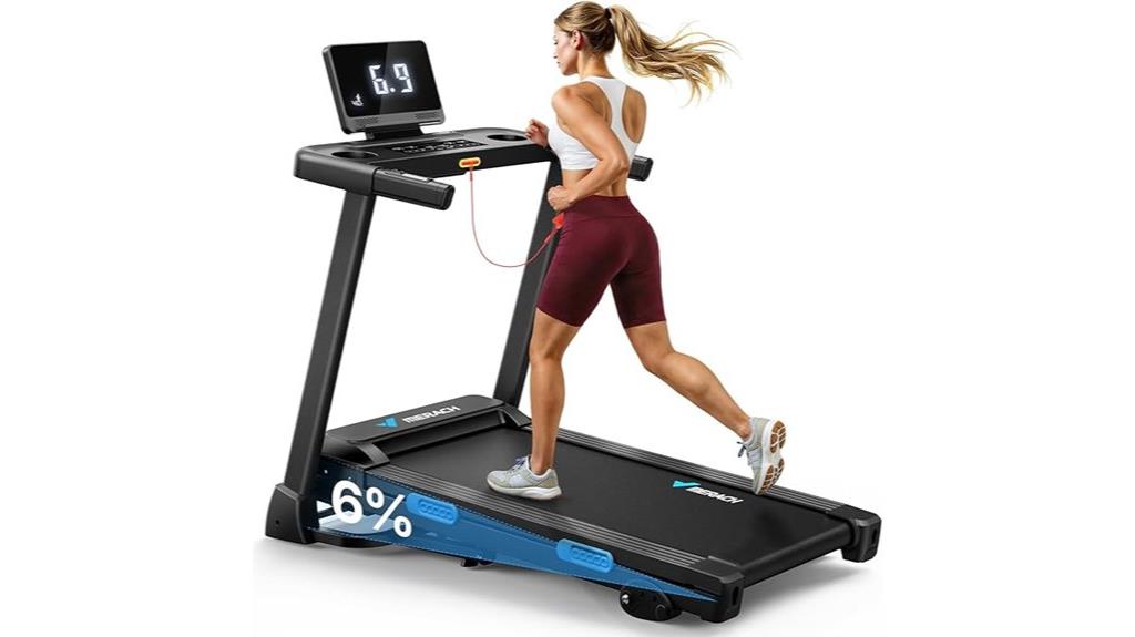 foldable treadmill with incline