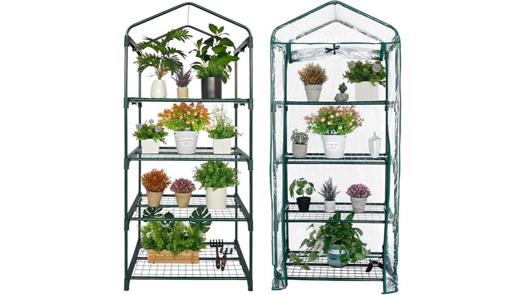 four tier mini greenhouse