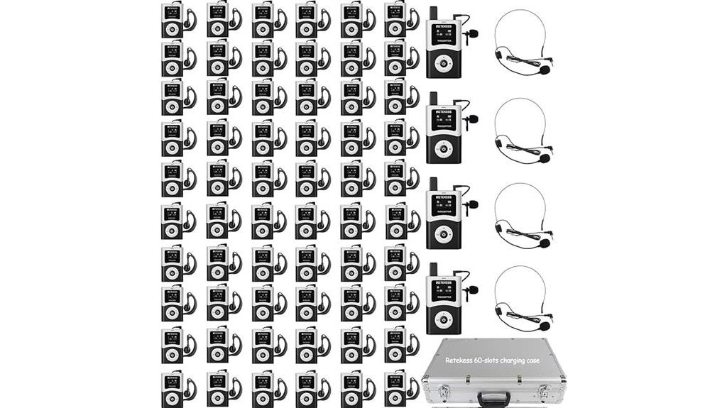 four transmitters sixty receivers