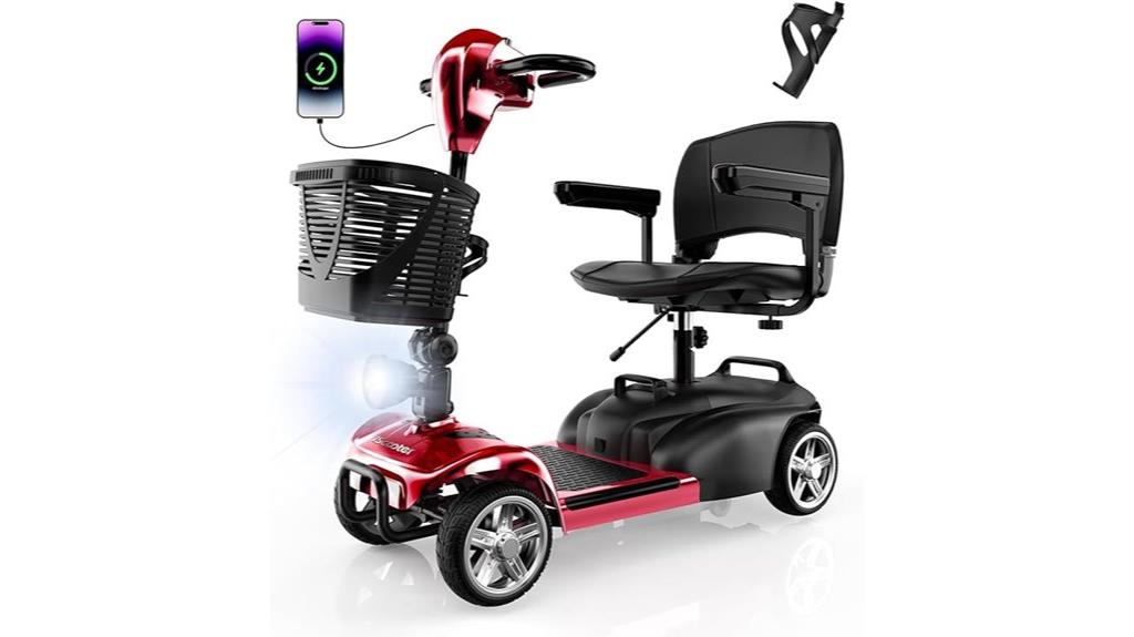 four wheel mobility scooter