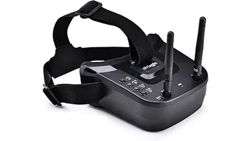 fpv goggles with antennas