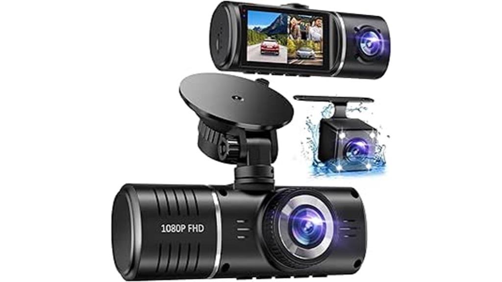 front and rear dash cam