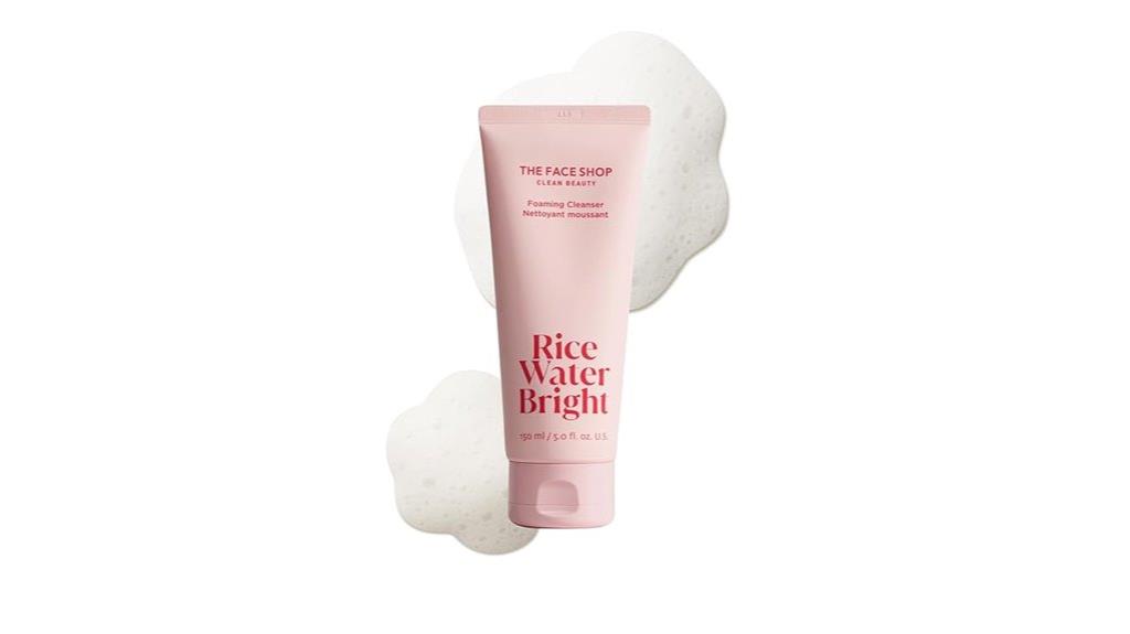 gentle rice water cleanser