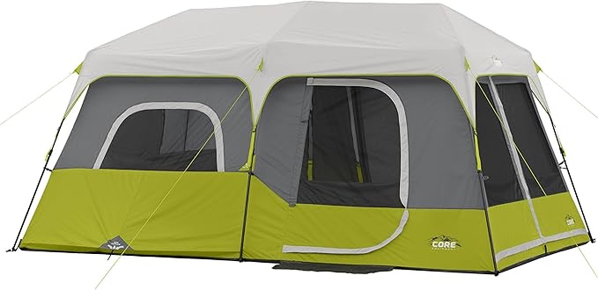 green 14x9 cabin tent