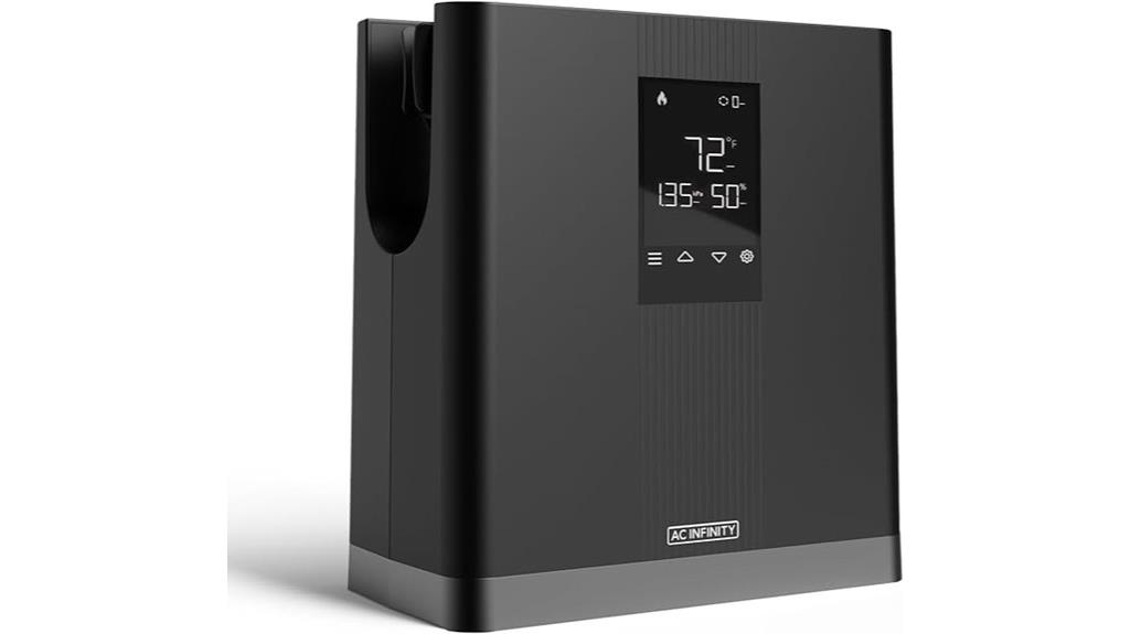 grow tent heating control