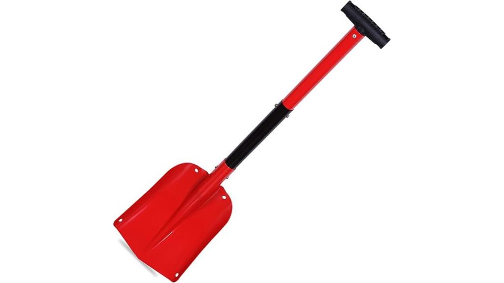heavy duty folding aluminum shovel