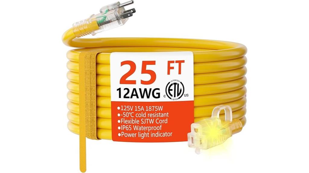 heavy duty outdoor extension cord