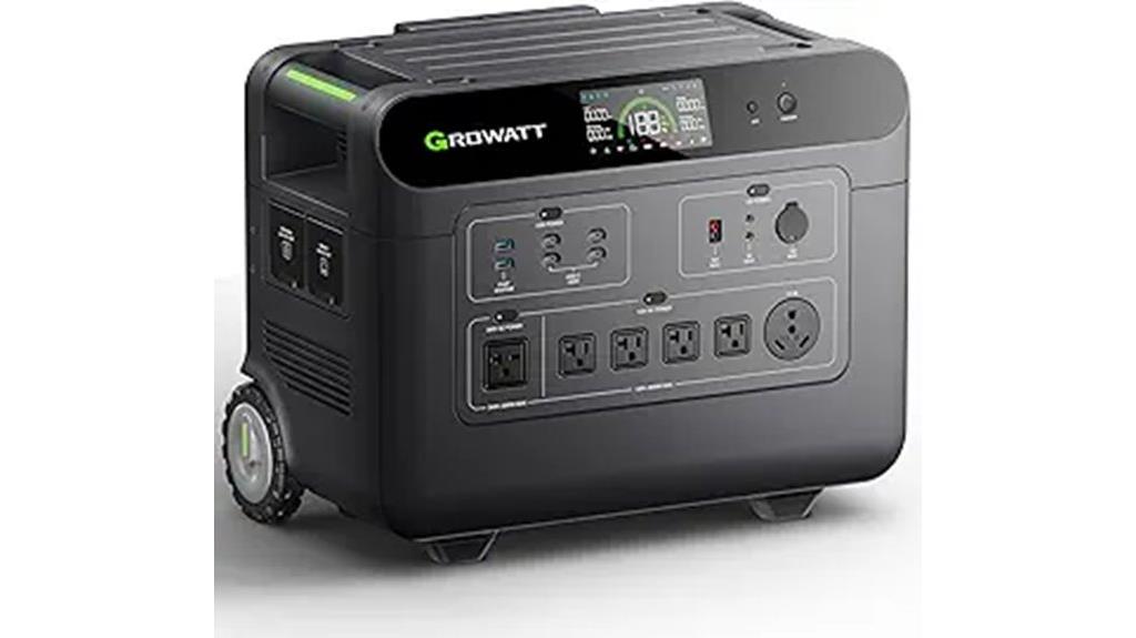 high capacity portable power station