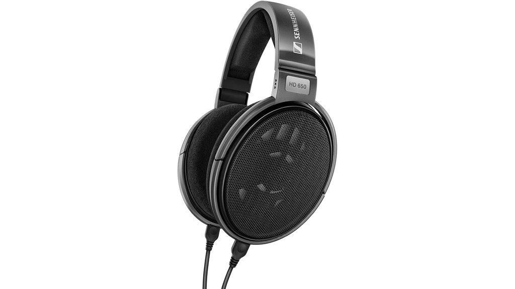 high fidelity open back headphones