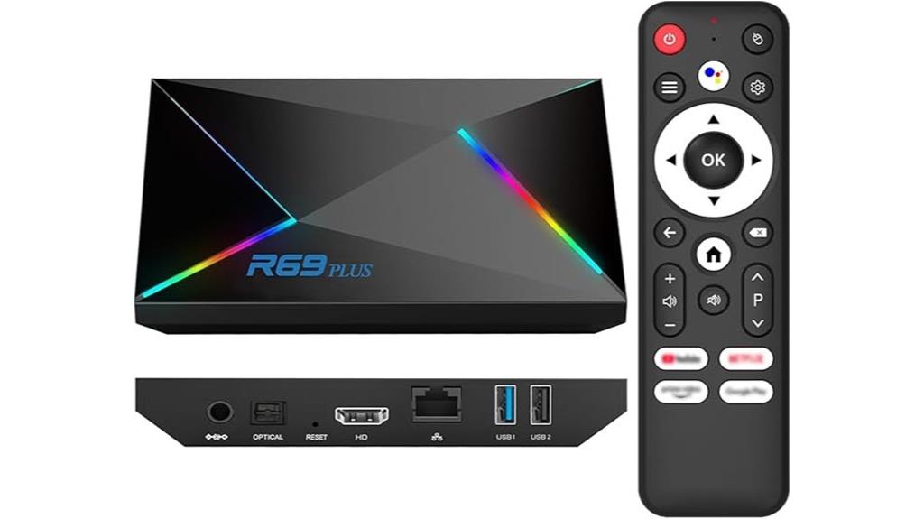 high performance android tv box